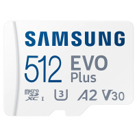 micro SDXC, Samsung Evo Plus 160MB/s, 512GB       