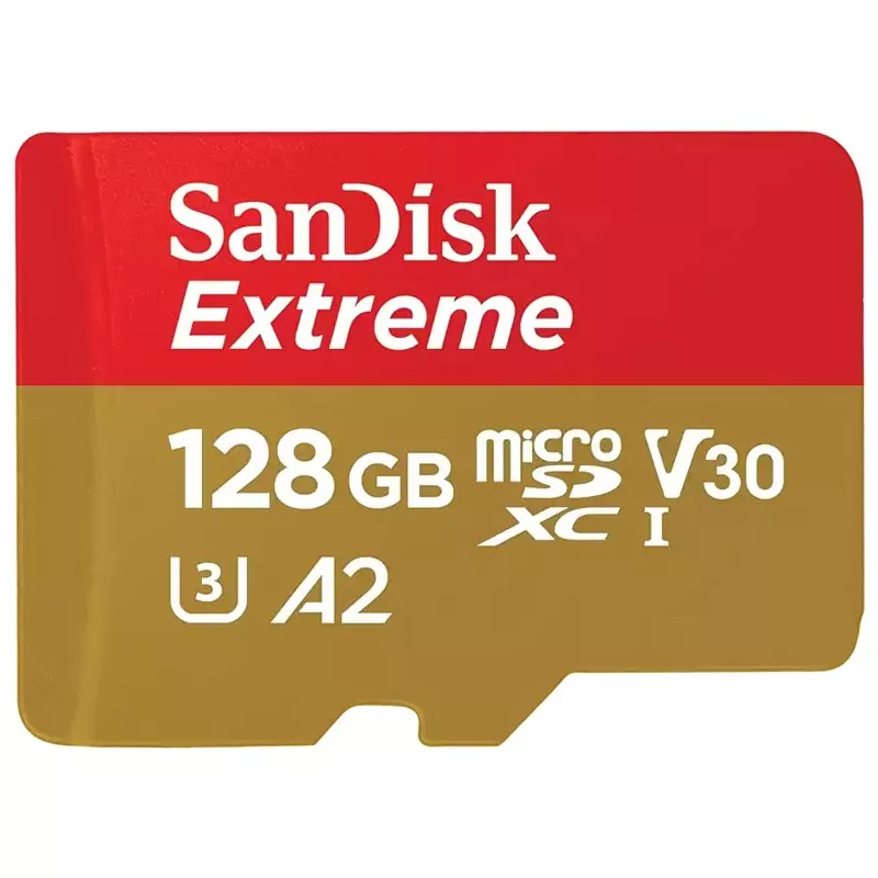 micro SDCX, SanDisk Extreme UHS-I A2 V30, 128GB