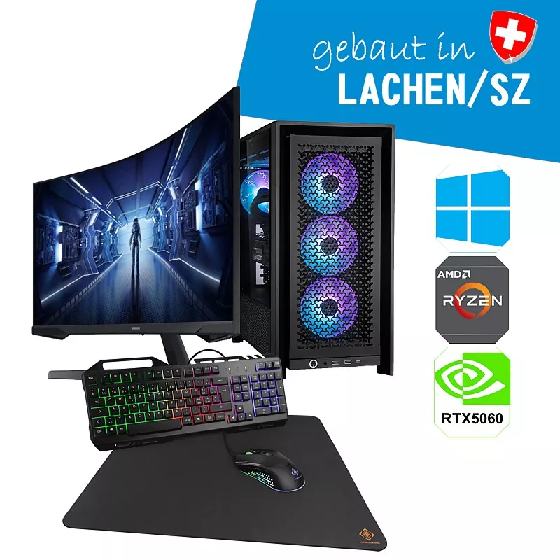 ALCOM Gaming-PC Set Warrior