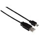 USB-Kabel 2.0, 480Mbps, A/mini-B, m/m, Vivanco, 2m schwarz