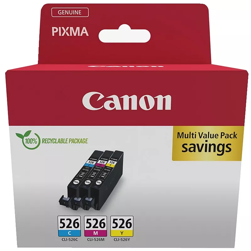 Canon-Patrone Nr. 526, CLI-526PA Multipack c/m/y