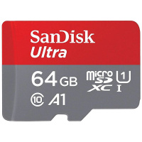 micro SDXC, SanDisk, Ultra Mobile UHS-I, 64GB