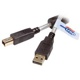 IT USB-Kabel 2.0, A/B, m/m, 1.8m Gold