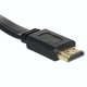 Video Kabel HDMI mit LAN flach, schwarz, 3m