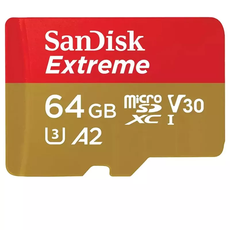 micro SDXC, SanDisk Extreme UHS-I A2 V30, 64GB