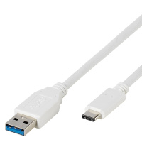 USB-Kabel 3.2 Gen 1x1, 5Gbps, A/C, m/m, Vivanco, 1m weiss