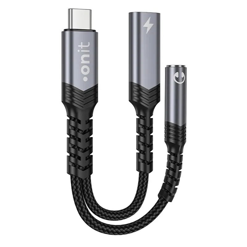 Adapter USB-C Stecker / 3.5mm Klinke/USB-C Buchse