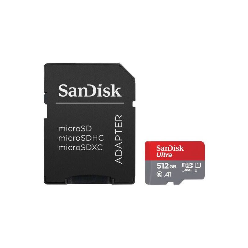 micro SDXC, SanDisk, Ultra Mobile UHS-I, 512GB
