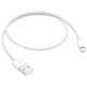 USB-Kabel 2.0, 480Mbps, A/Lightning, m/m, Apple, 0.5m weiss