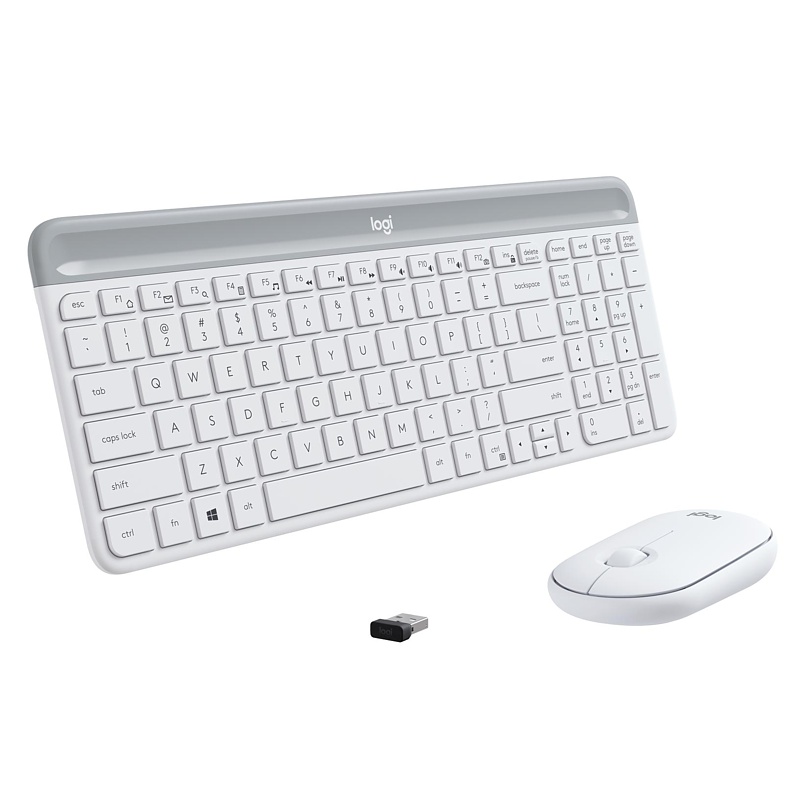 Tastatur-Maus-Set Logitech MK470, weiss
