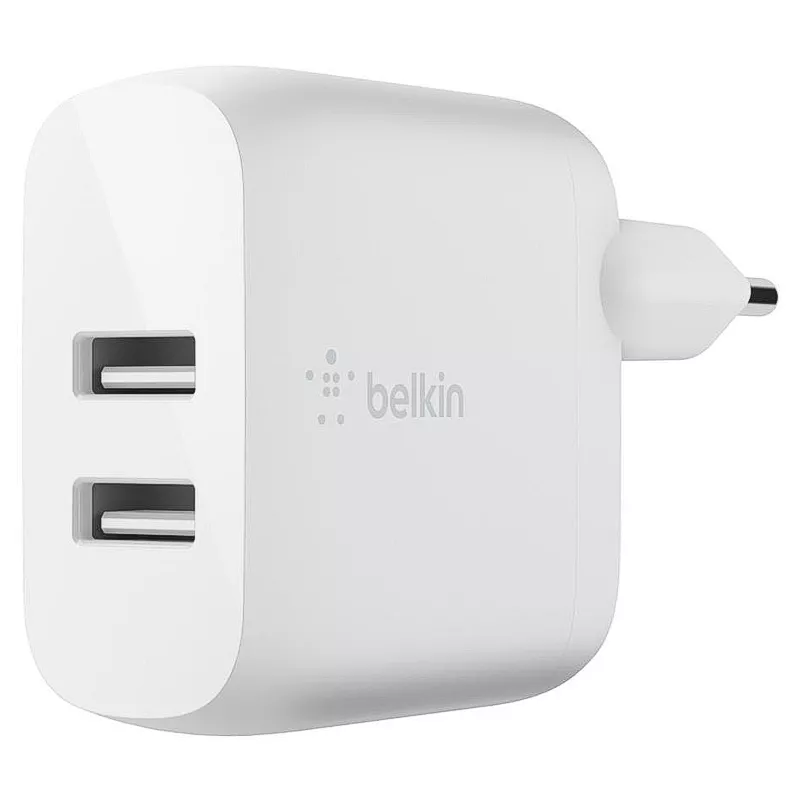 Wandladeger�t Belkin, 2x USB (Typ-A), 24W, weiss