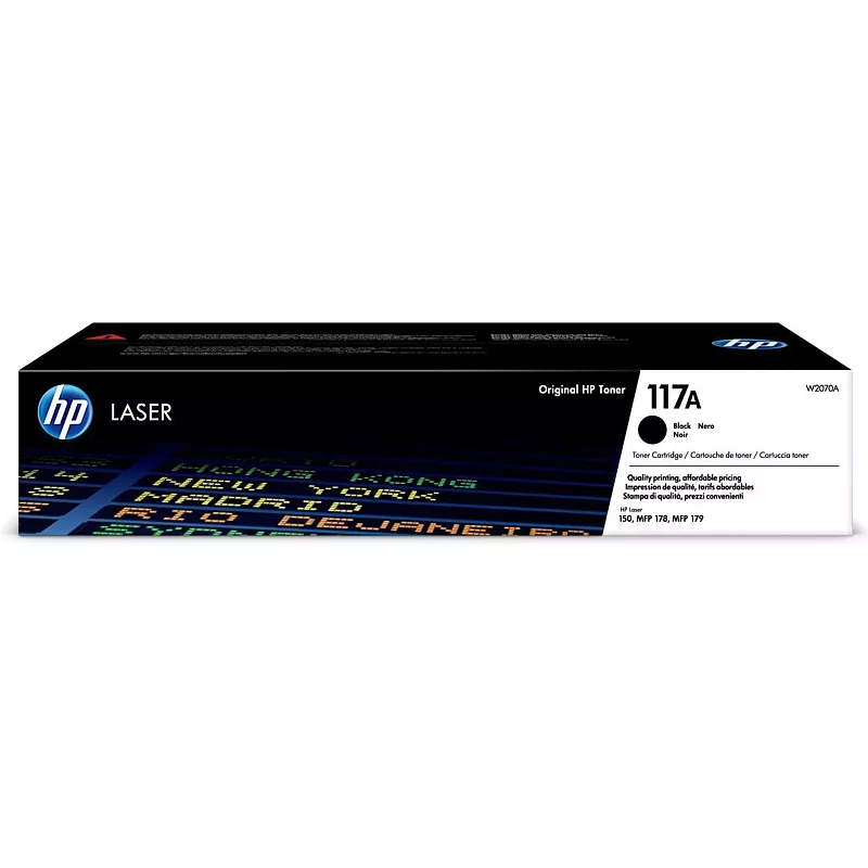 Laser-Toner HP W2070A / 117A schwarz