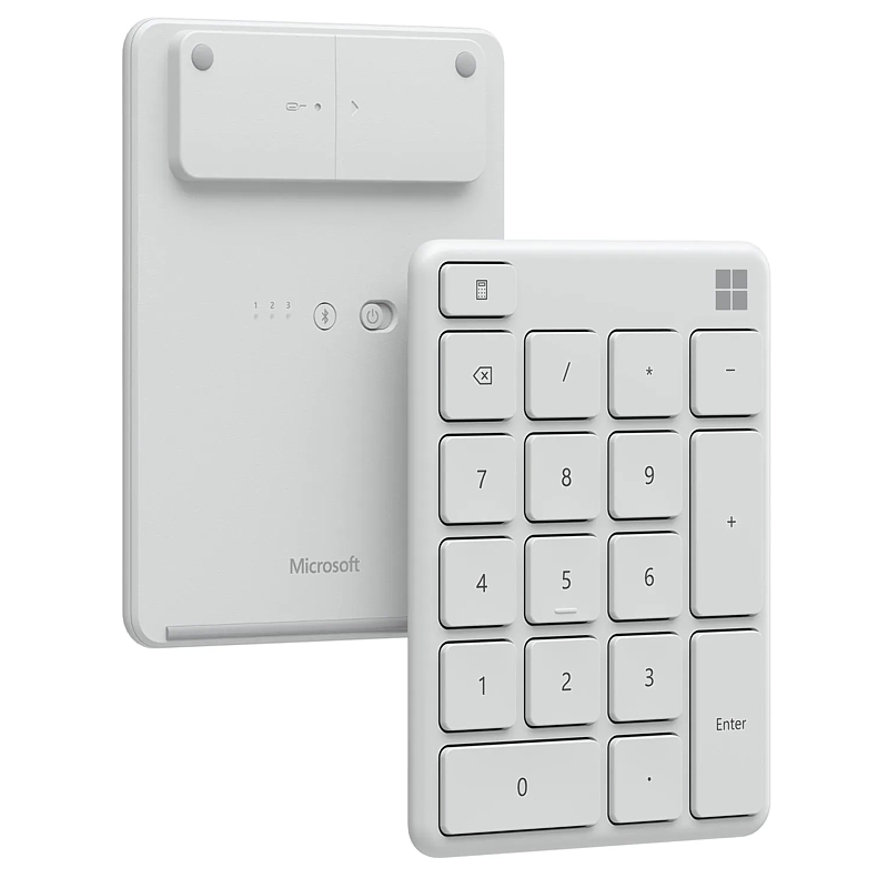 Microsoft Number Pad Bluetooth, weiss
