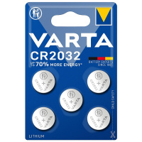 Batterie VARTA Knopfzelle, CR2032, 5 Stück
