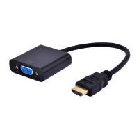 IT Adapter-Kabel HDMI/VGA, m/w, 15cm