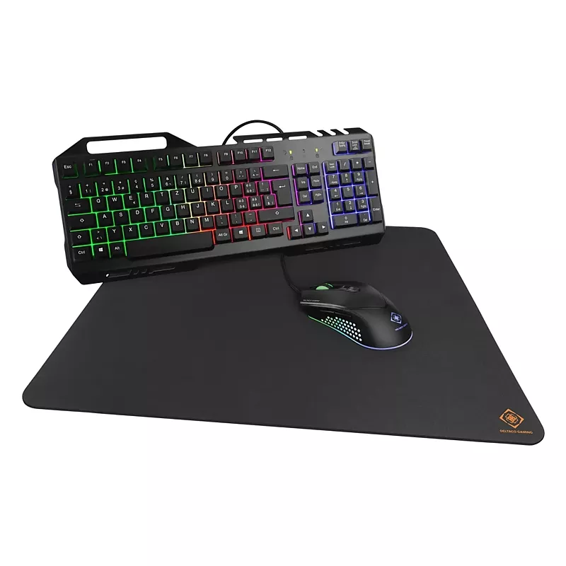 Tastatur-Maus-Set DELTACO 3-in-1, GAM-113, RGB
