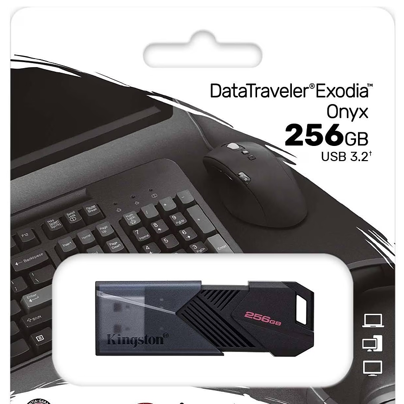 USB-Stick 3.0, Kingston DataTraveler Exodia Onyx, 256GB