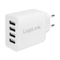 Wandladegert, LogiLink, 4x USB (Typ-A), 24W