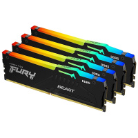 DDR5 Kingston Fury Beast RGB 5600Mhz, 128GB (4x32)