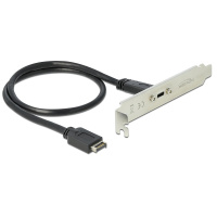 IT Kabel Bracket intern, Key-A - USB-C, 10Gbps, Delock