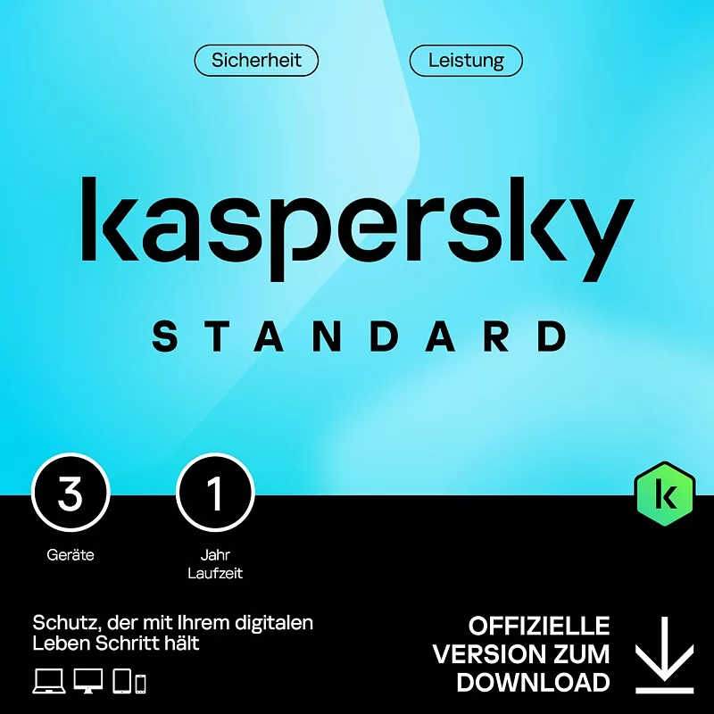 Kaspersky Standard, 1 Jahr, 3 Ger�te