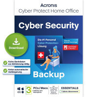 Acronis Cyber Protect Home Office Security Edition, 1 Jahr, 3 Geräte