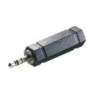 Audio Adapter 1xStecker 3,5mm / 1xBuchse 6,3mm                             