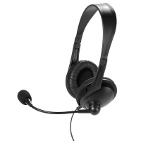 Headset Vivanco Stereo On Ear mit Mikrofon+Laufstrkeregler, 3,5mm