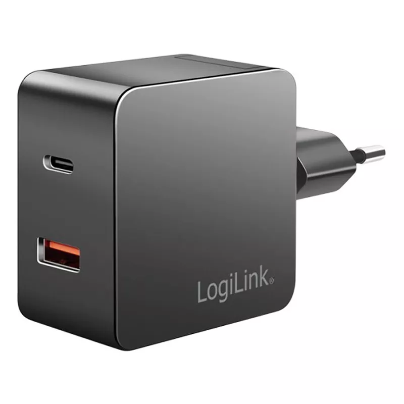 Wandladeger�t LogiLink USB-A/USB-C, 45W