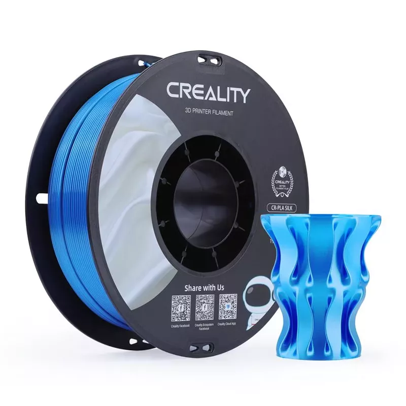 3D-Drucker Creality Filament PLA Silk, blau