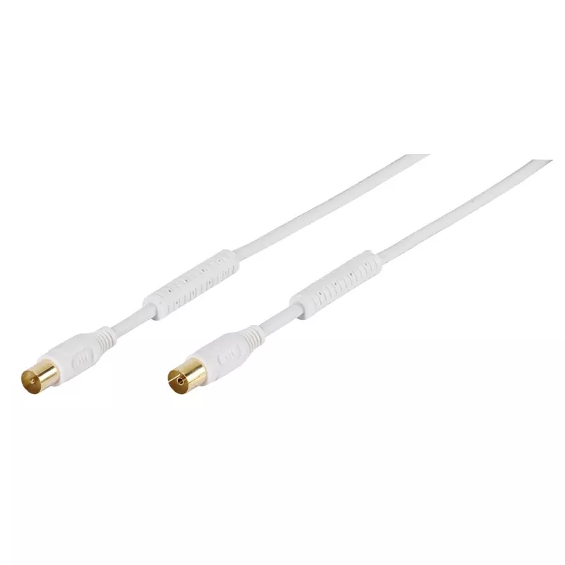 Kabel TV/Radio Koaxial, vergoldet, 10m