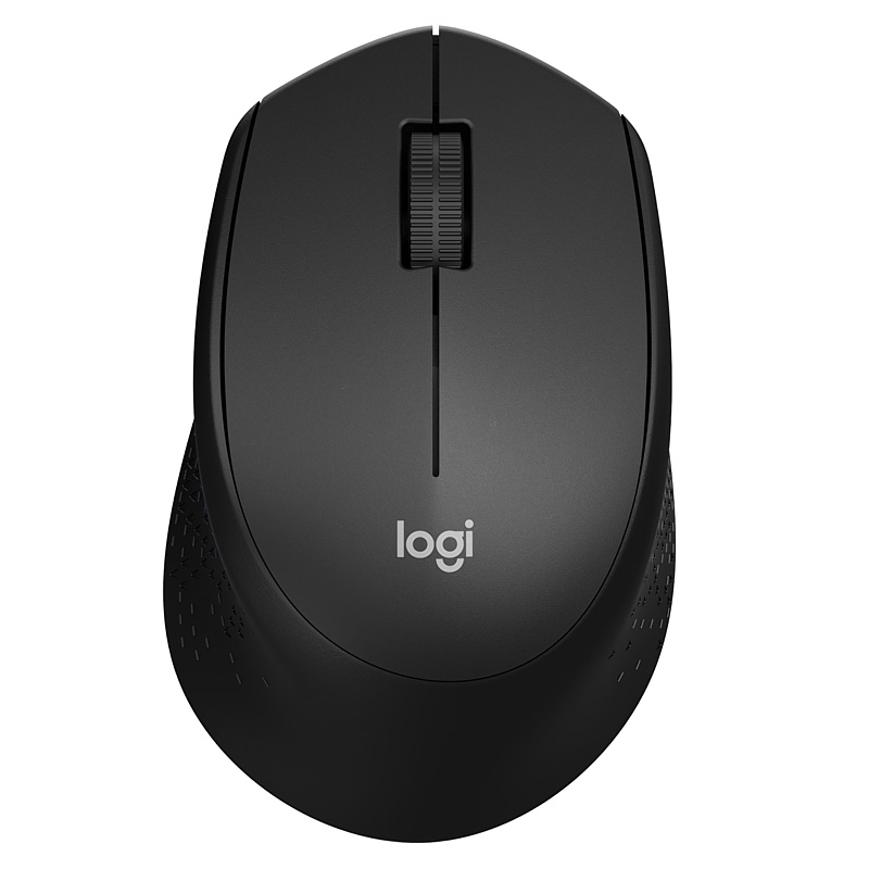 Maus Logitech M330 Silent Plus schwarz, USB Nano