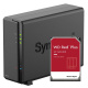 NAS Synology DS124 1-bay, WD Red Plus 4TB