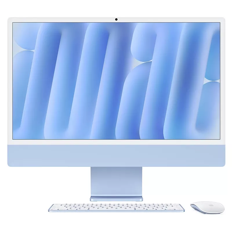 Apple iMac 24 Zoll (2024), M4 CPU, 10-Core GPU, 512GB SSD, 16GB RAM, blau