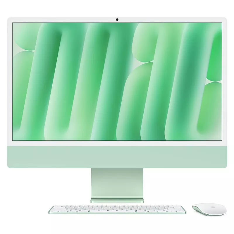 Apple iMac 24 Zoll (2024), M4 CPU, 8-Core GPU, 256GB SSD, 16GB RAM, gr�n