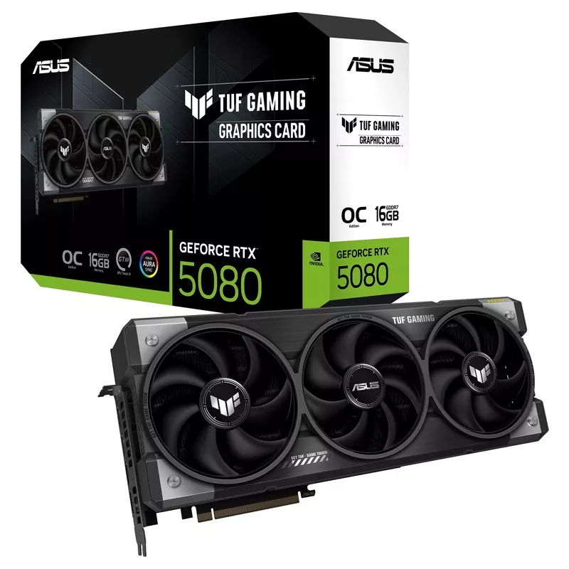 Grafikkarte RTX5080 ASUS, 16GB TUF OC