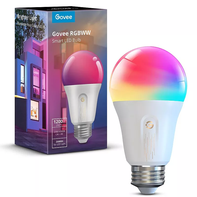 Govee Leuchtmittel Smart E27, 2700-6500K, RGBWW