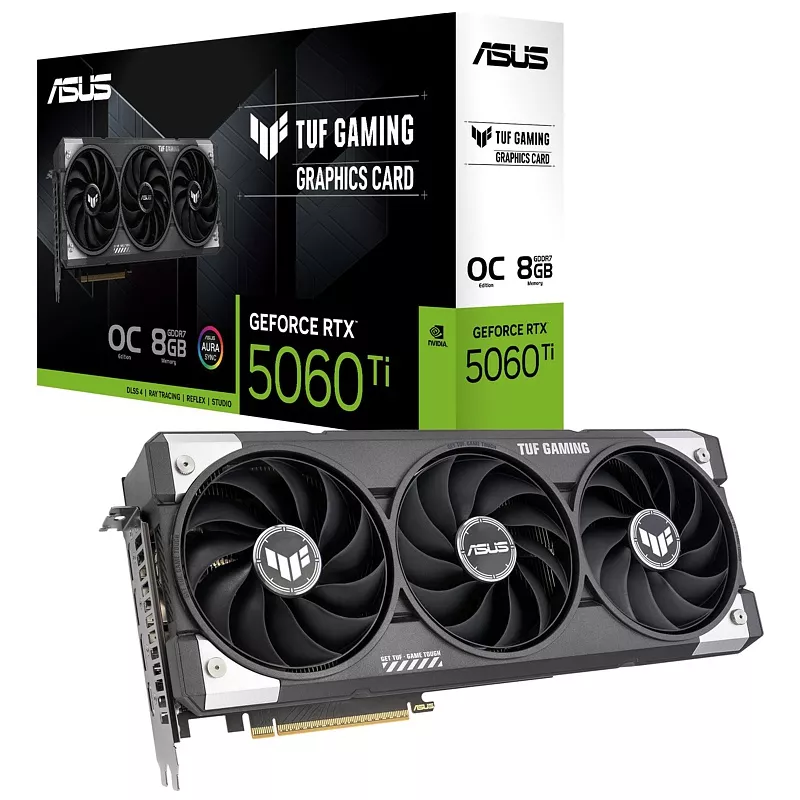 Grafikkarte RTX5060Ti ASUS, 8GB TUF OC