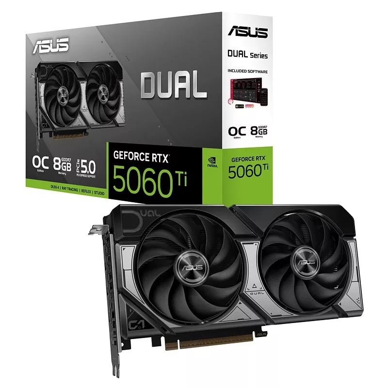 Grafikkarte RTX5060Ti ASUS, 16GB DUAL OC