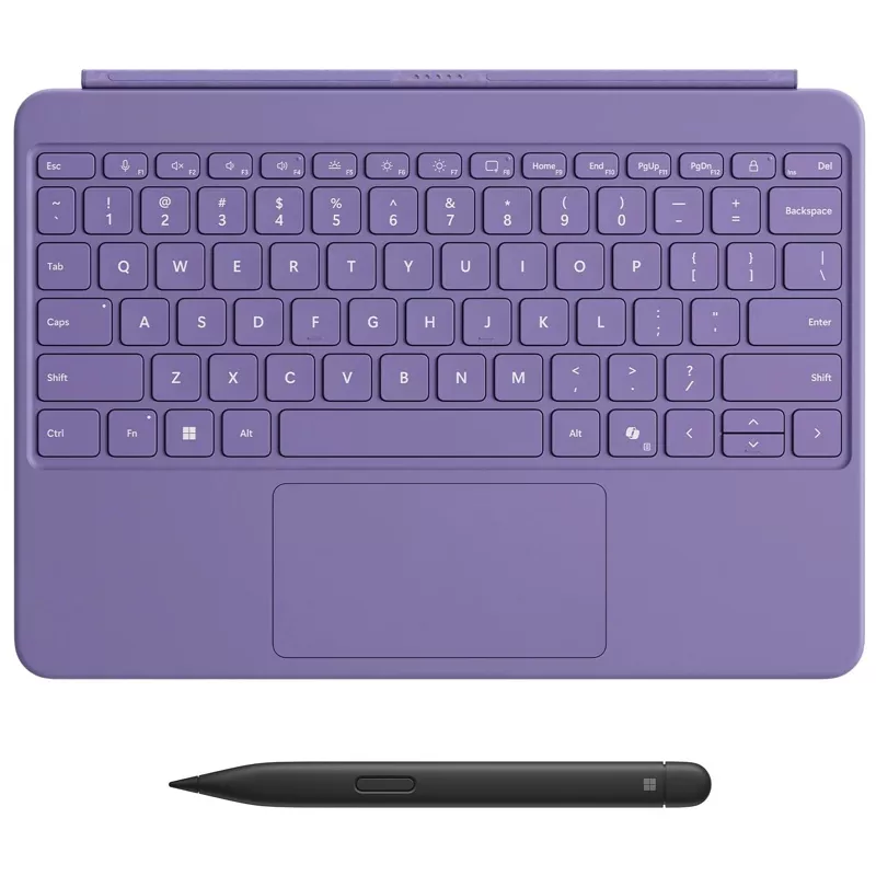 Tastatur-Cover Microsoft Surface Pro 12 + Pen, violett, CH-Layout