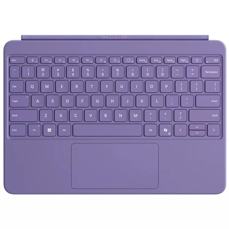 Tastatur-Cover Microsoft Surface Pro 12, violett, CH-Layout