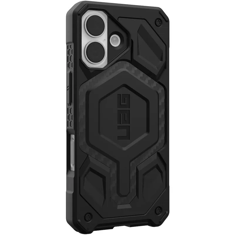 Back-Cover UAG Monarch Pro Case, zu iPhone 17, carbon fiber