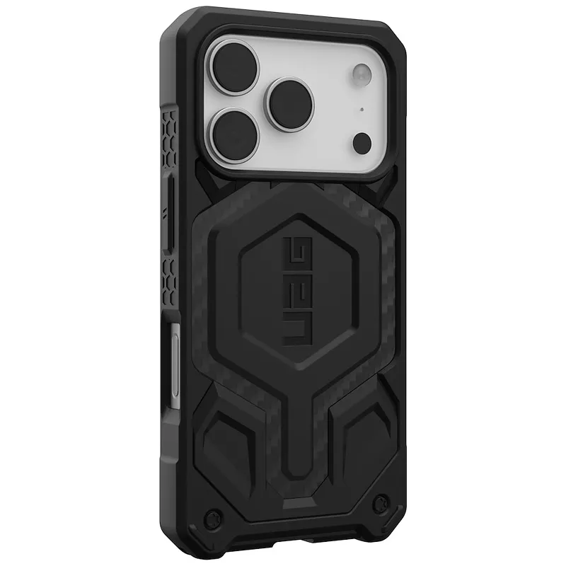 Back-Cover UAG Monarch Pro Case, zu iPhone 17 Pro, carbon fiber