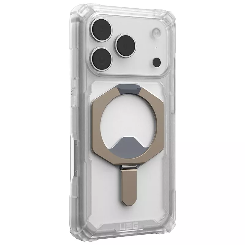 Back-Cover Plasma XTE Magsafe Case, zu iPhone 17 Pro, clear/titanium