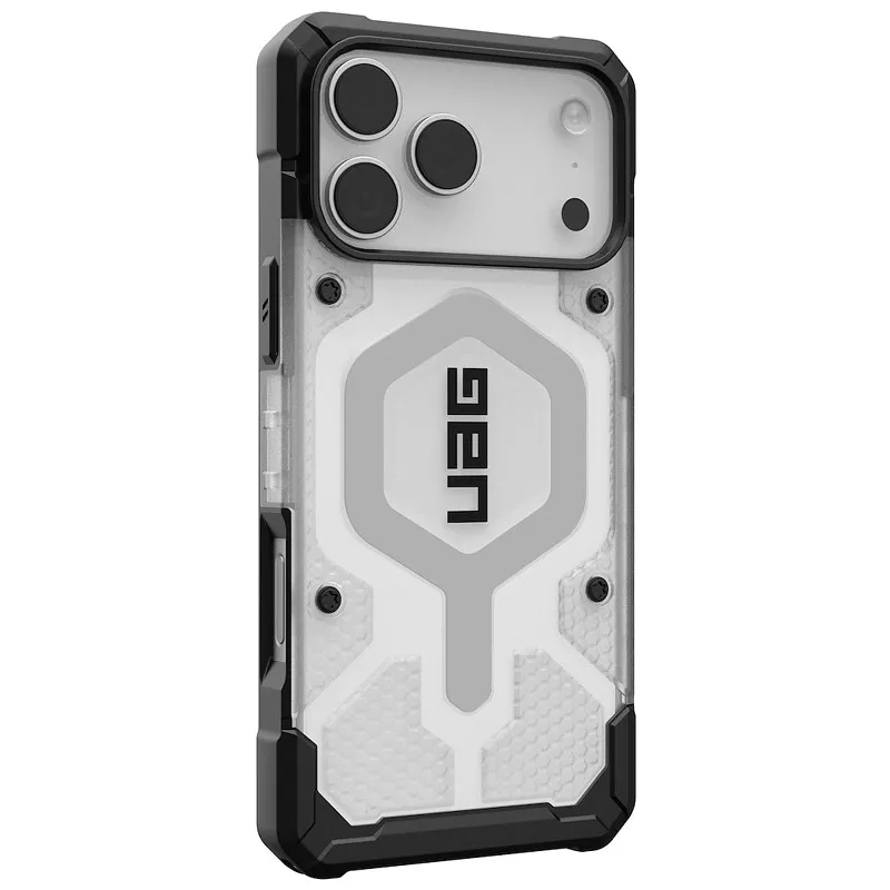 Back-Cover UAG Pathfinder Magsafe Case, zu iPhone 17 Pro Max, ice/silver
