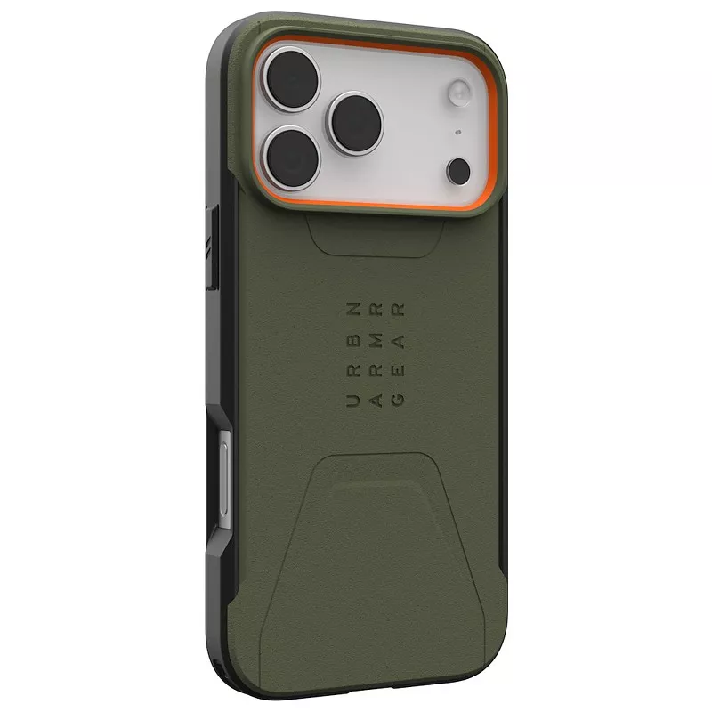 Back-Cover UAG Civilian Magsafe Case, zu iPhone 17 Pro Max, olive/orange
