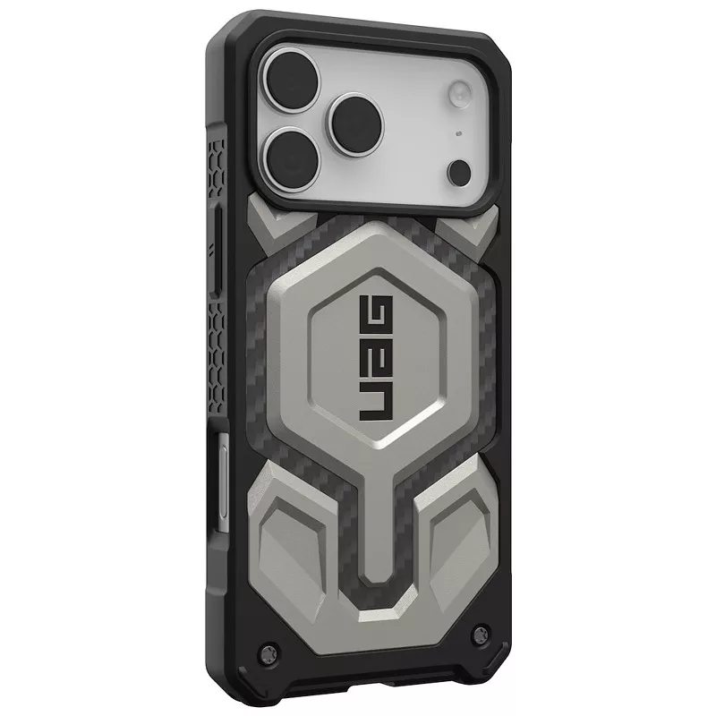 Back-Cover UAG Monarch Pro Case, zu iPhone 17 Pro Max, titanium
