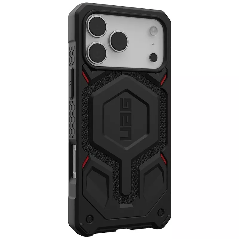 Back-Cover UAG Monarch Pro Case, zu iPhone 17 Pro Max, kevlar black
