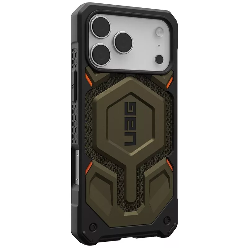 Back-Cover UAG Monarch Pro Case, zu iPhone 17 Pro Max, kevlar element green