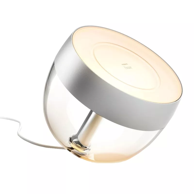 Philips Hue, Tischleuchte Iris White & Color Ambiance, Silber